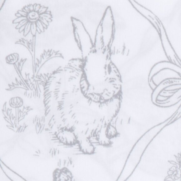 DELPHINE Bunnies And Bows Sheet Set - Picture 2 of 5